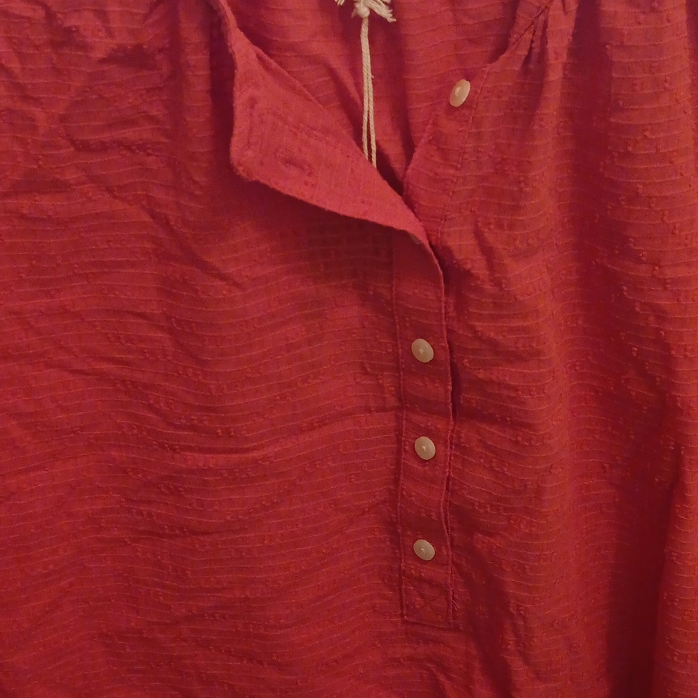 Universal Thread Men's Rust Button Down Shirt - image 2